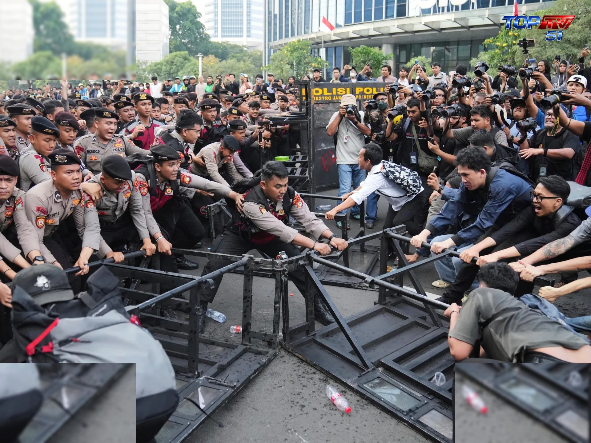 Indonesian students protest gov’t policies amid economic strain