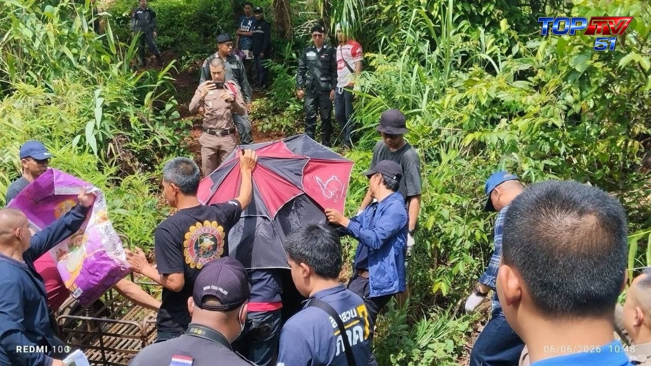 ล็อกญาติสอบคดี “น้ององุ่น” ตำรวจคุมตัวทำแผน-พิสูจน์หลักฐานเก็บหลักฐานในสวนยาง รูปที่ 2