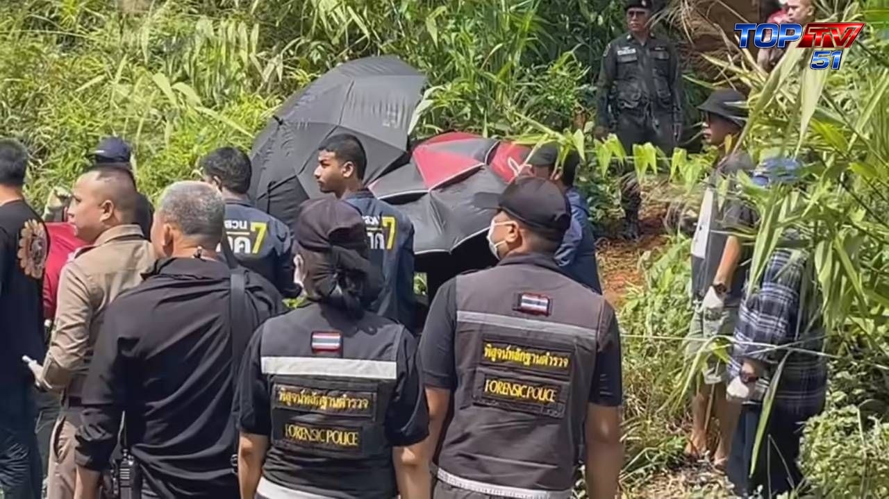 ล็อกญาติสอบคดี “น้ององุ่น” ตำรวจคุมตัวทำแผน-พิสูจน์หลักฐานเก็บหลักฐานในสวนยาง รูปที่ 4