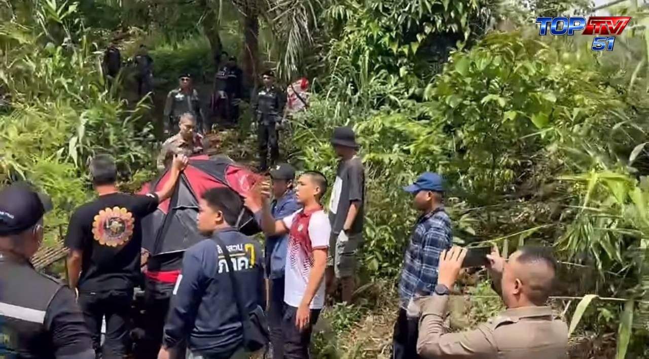 ล็อกญาติสอบคดี “น้ององุ่น” ตำรวจคุมตัวทำแผน-พิสูจน์หลักฐานเก็บหลักฐานในสวนยาง รูปที่ 6
