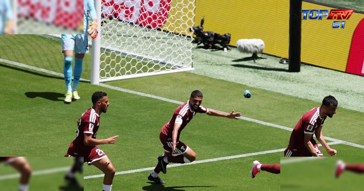 Qatar net late goal against Swiss to secure historic first World Cup point